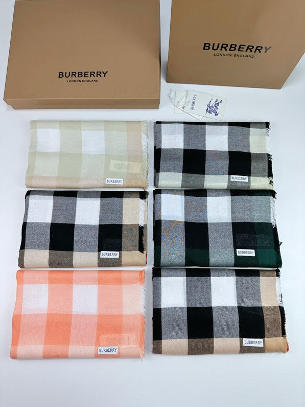 BURBERRY BBR SCARF 200 CM IN CASHMERE 740387