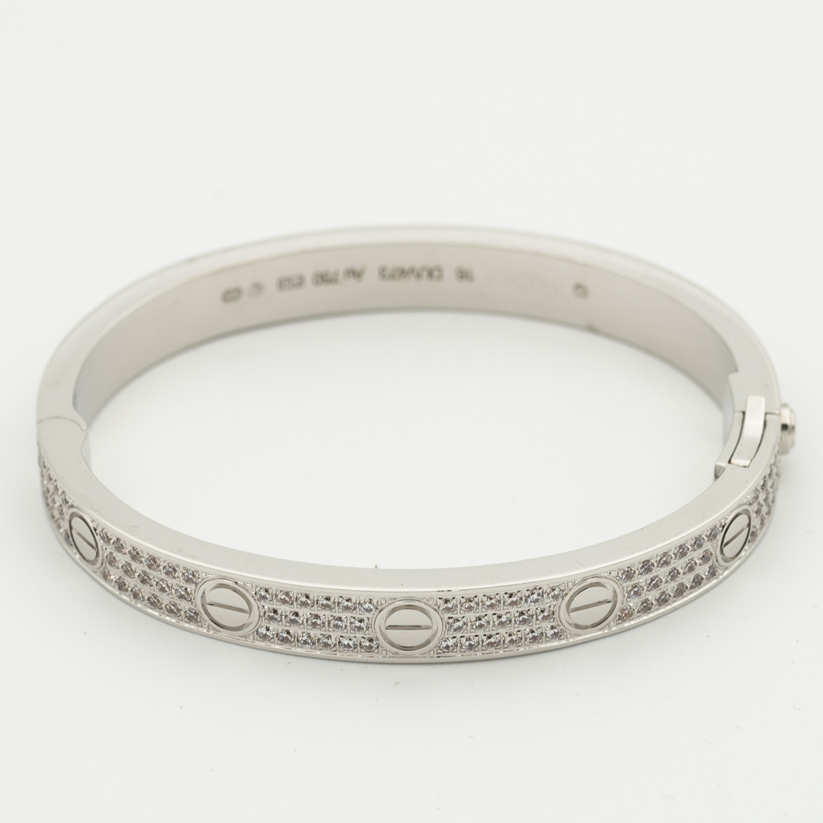 CARTIER LOVE BRACELET 6.1MM DIAMONDS