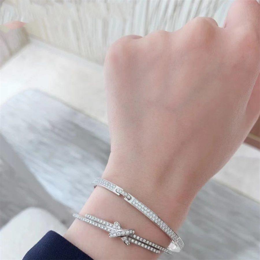 CHAUMET JEUX DE BRACELET DIAMONDS SILVER