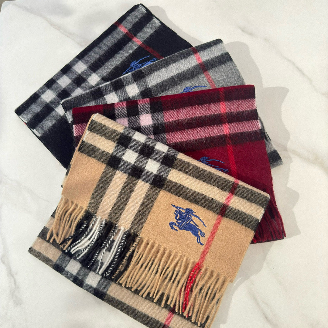 BURBERRY BBR SCARF 180 CM IN CASHMERE 543388