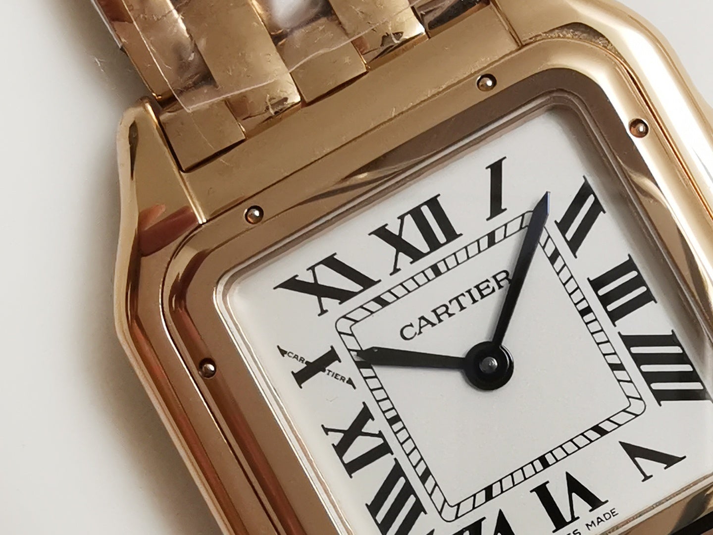 CARTIER PANTHERE DE CARTIE QUARTZ PINK GOLD CASE