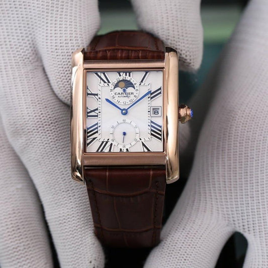 CARTIER TANK MC SECOND TIME MOONPHASE