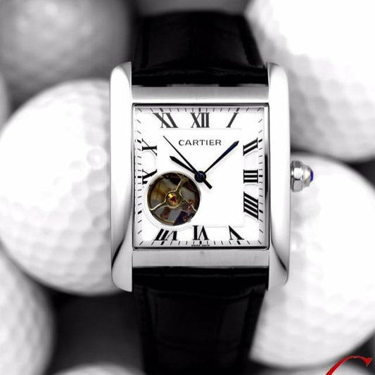 CARTIER TANK MC TOURBILLON STEEL LIMITED EDITION