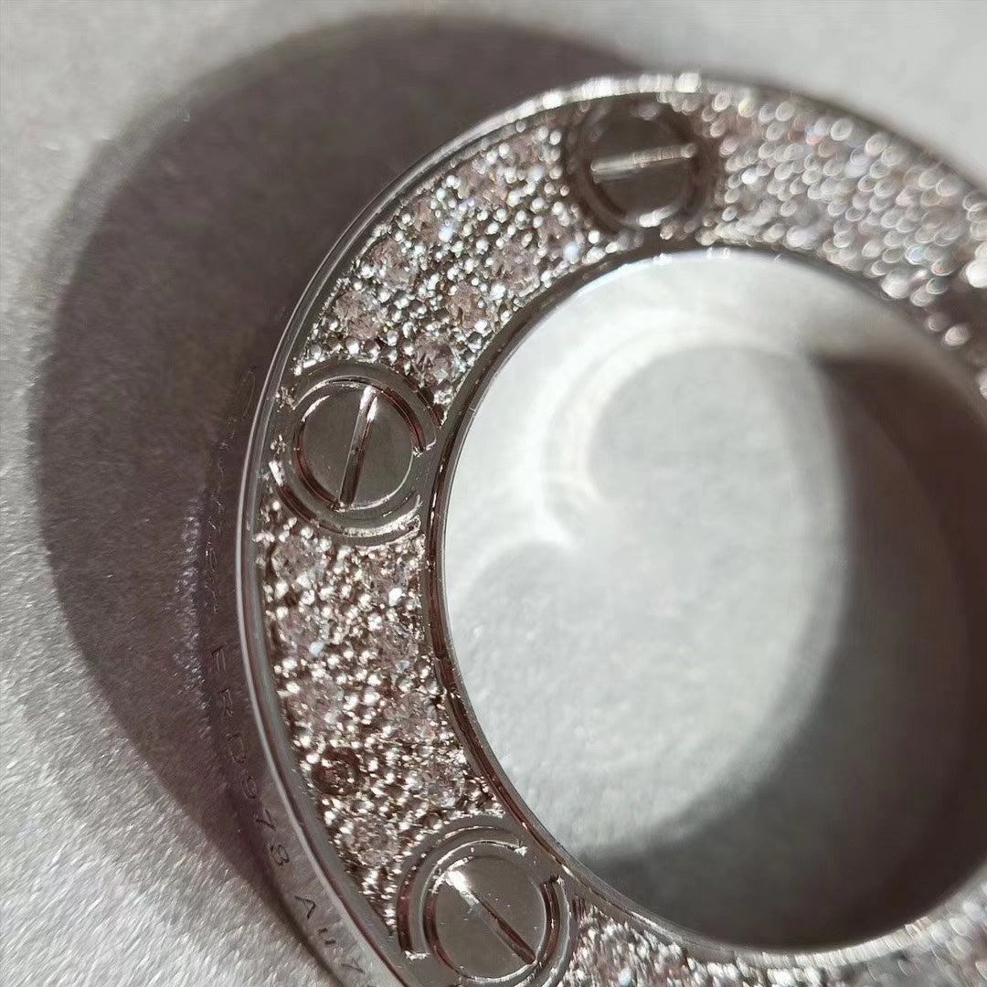 CARTIER LOVE NECKLACE ADJUSTABLE SILVER