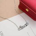 CARTIER PANTHERE PEDANT SILVER NECKLACE