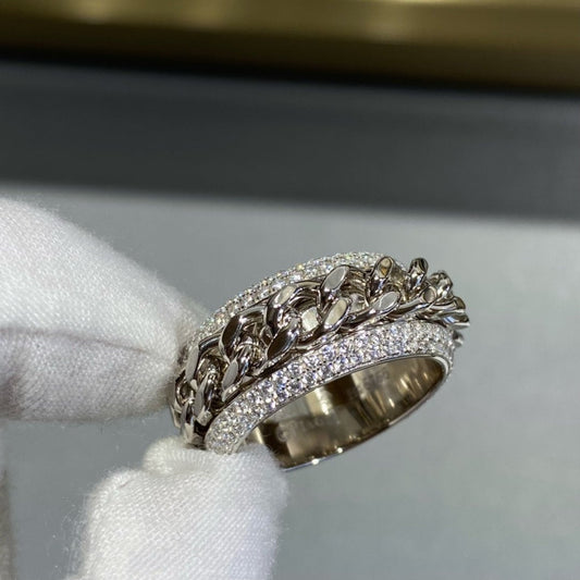 PIAGET SILVER CHAN POSSEISSION DIAMOND RING