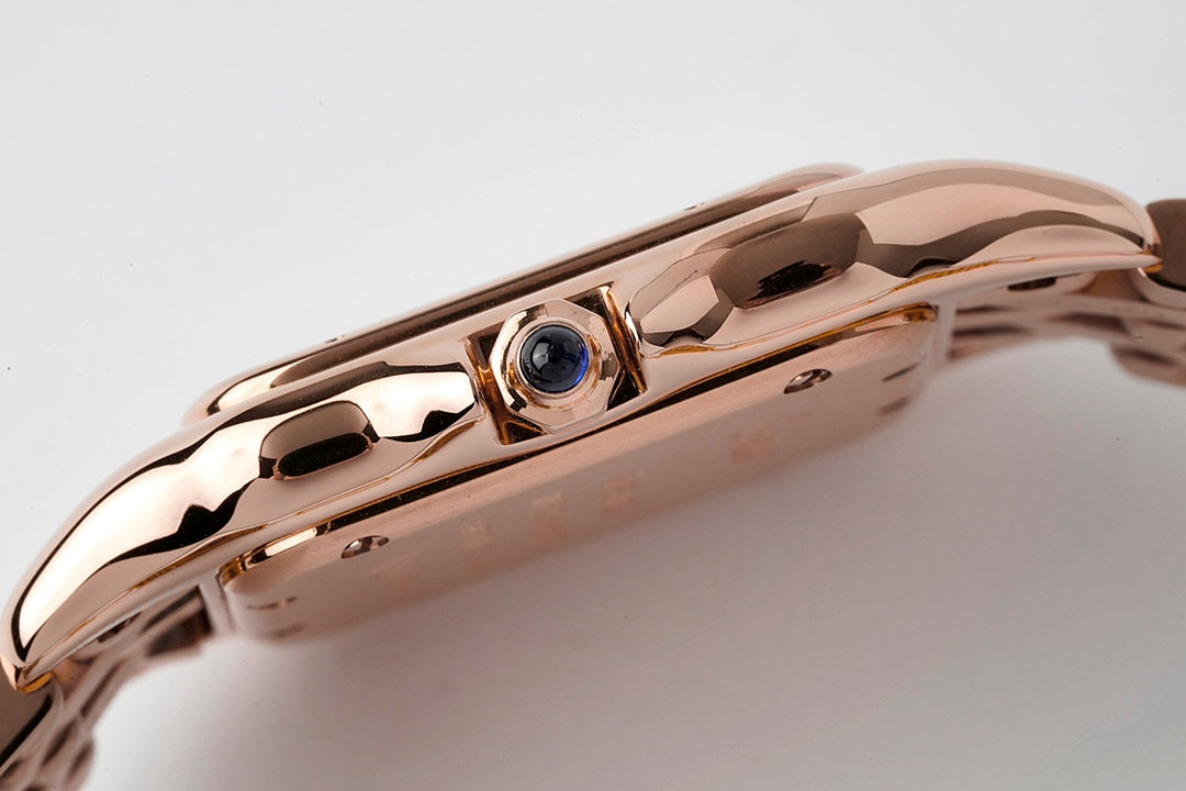 CARTIER PANTHERE 27MM PINK GOLD WHITE DIAL