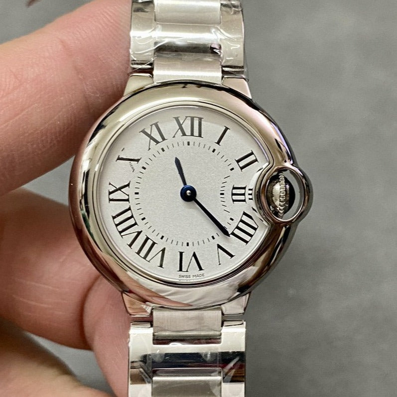 CARTIER BALLON BLEU 28MM STAINLESS STEEL WHITE DIAL