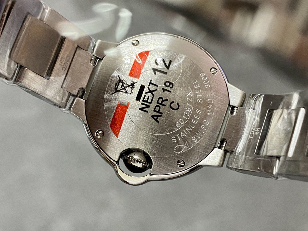 CARTIER BALLON BLEU 28MM STAINLESS STEEL WHITE DIAL
