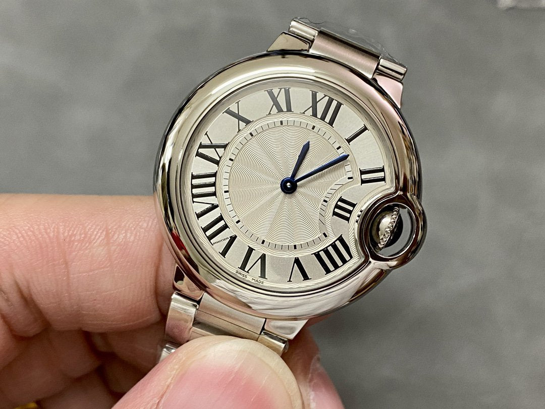 CARTIER BALLON BLEU 33MM STAINLESS STEEL QUARTZ