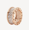 Bvlgari ZERO 1 WITH PAVED DIAMONDS ON THE SPIRAL RING