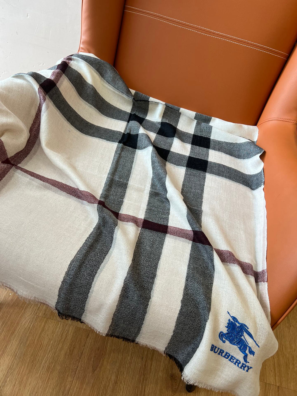BURBERRY BBR SCARF 200 CM IN CASHMERE 492284