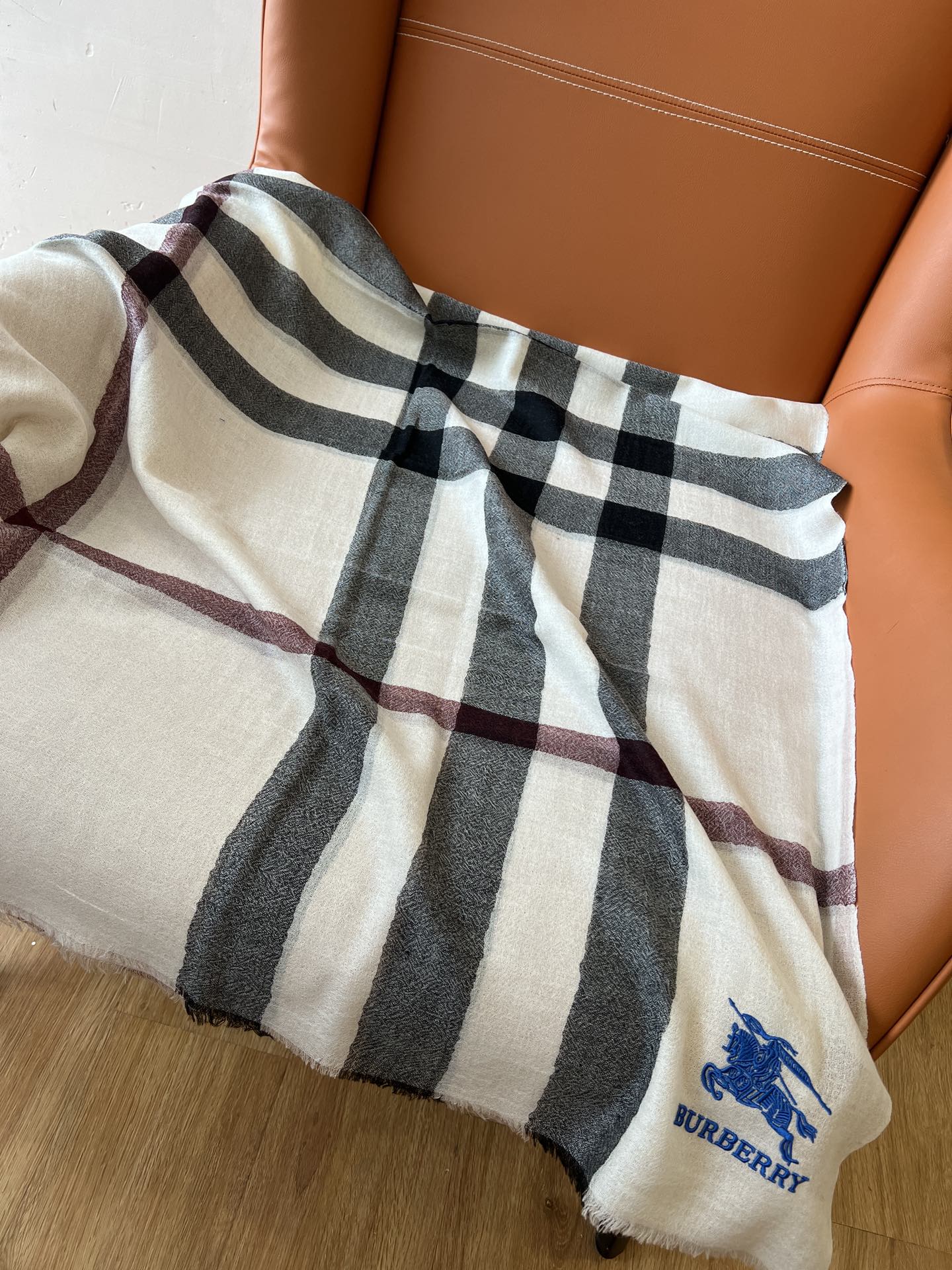 BURBERRY BBR SCARF 200 CM IN CASHMERE 492284