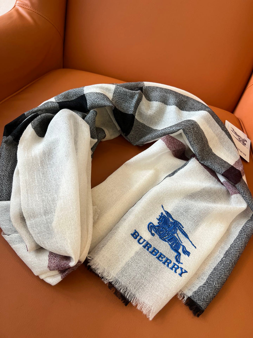 BURBERRY BBR SCARF 200 CM IN CASHMERE 492284