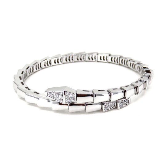 Bvlgari SERPENTI BRACELET DIAMONDS SILVER