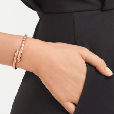 Bvlgari SERPENTI VIPER PINK GOLD BRACELET