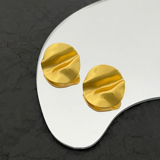 FENDI FF GOLD EARRINGS