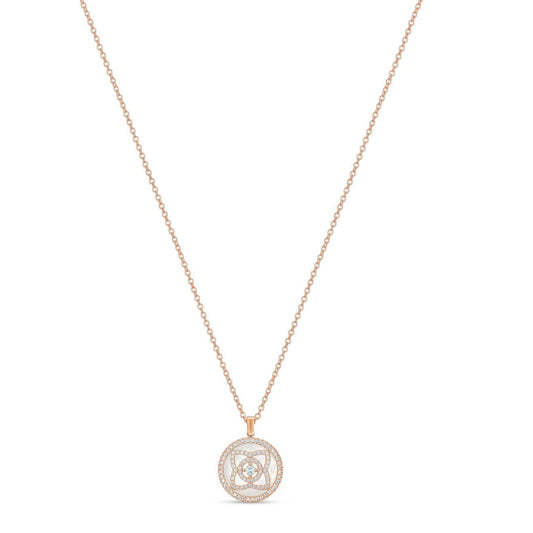 PIAGET LOTUS PINK GOLD MOP DIAMOND NECKALCE