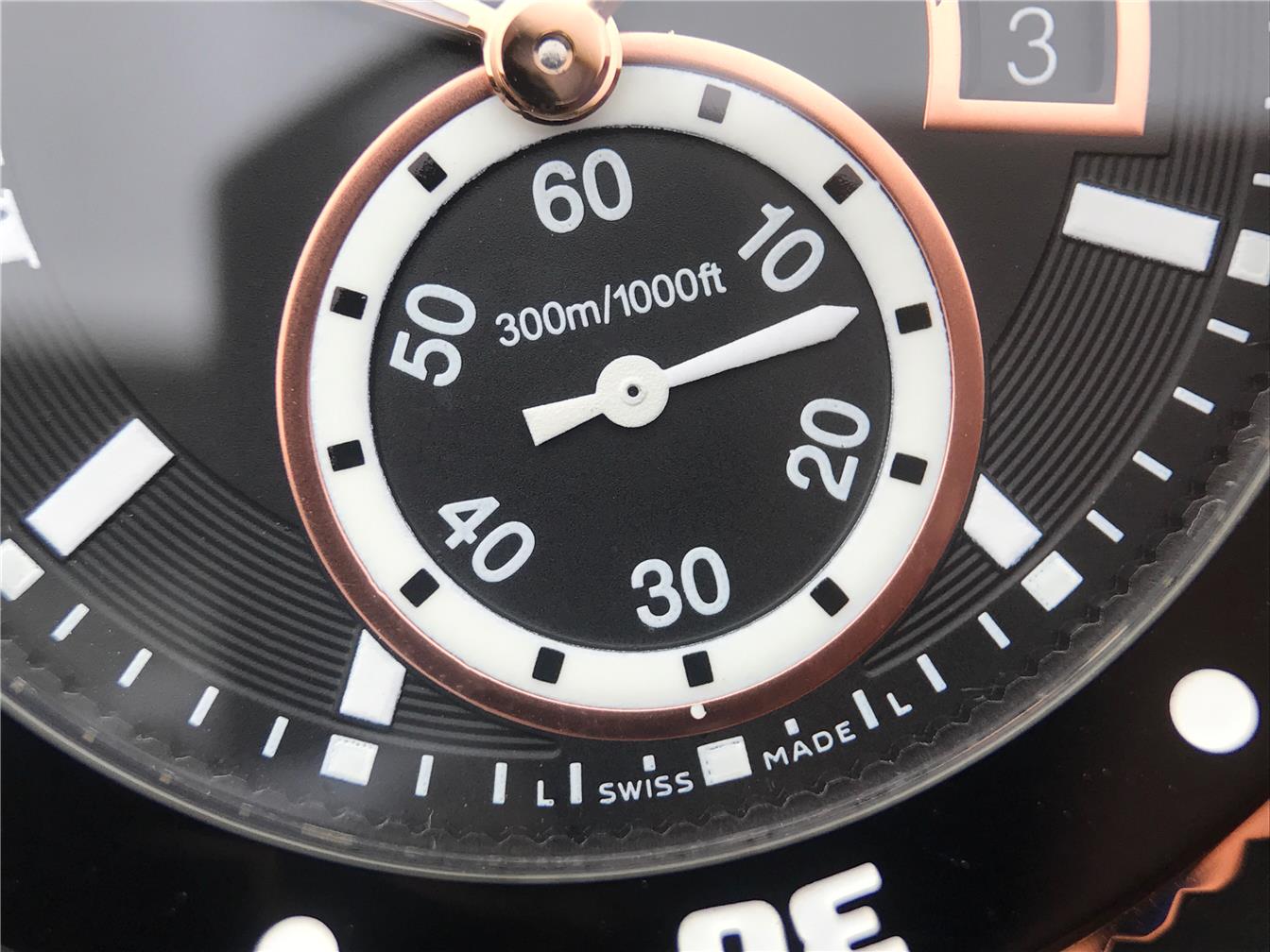 CARTIER CALIBRE DIVER 42 AUTOMATIC BLACK CASE BLACK DIAL