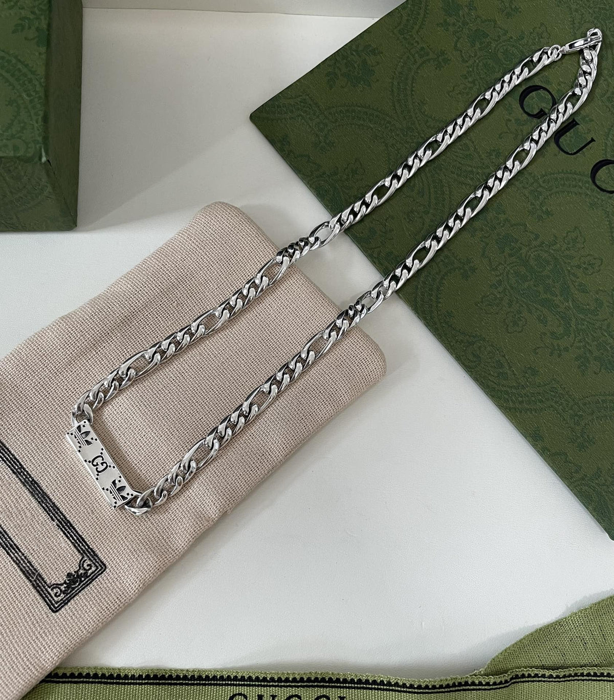 GUCCI GOURMETTE CHAIN NECKLACE