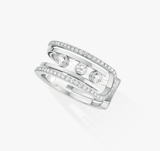 MESSIKA MOVE 10TH DIAMOND OPEN RING