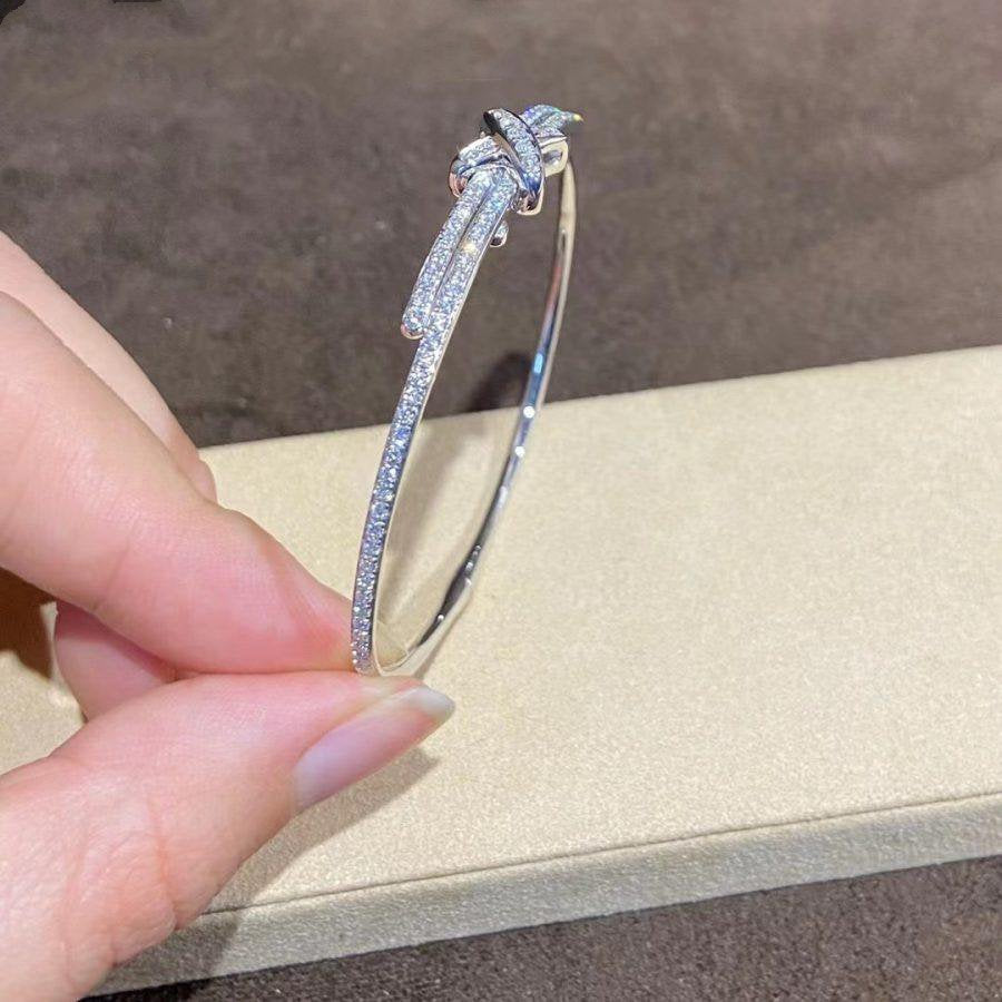 CHAUMET JEUX DE BRACELET DIAMONDS SILVER