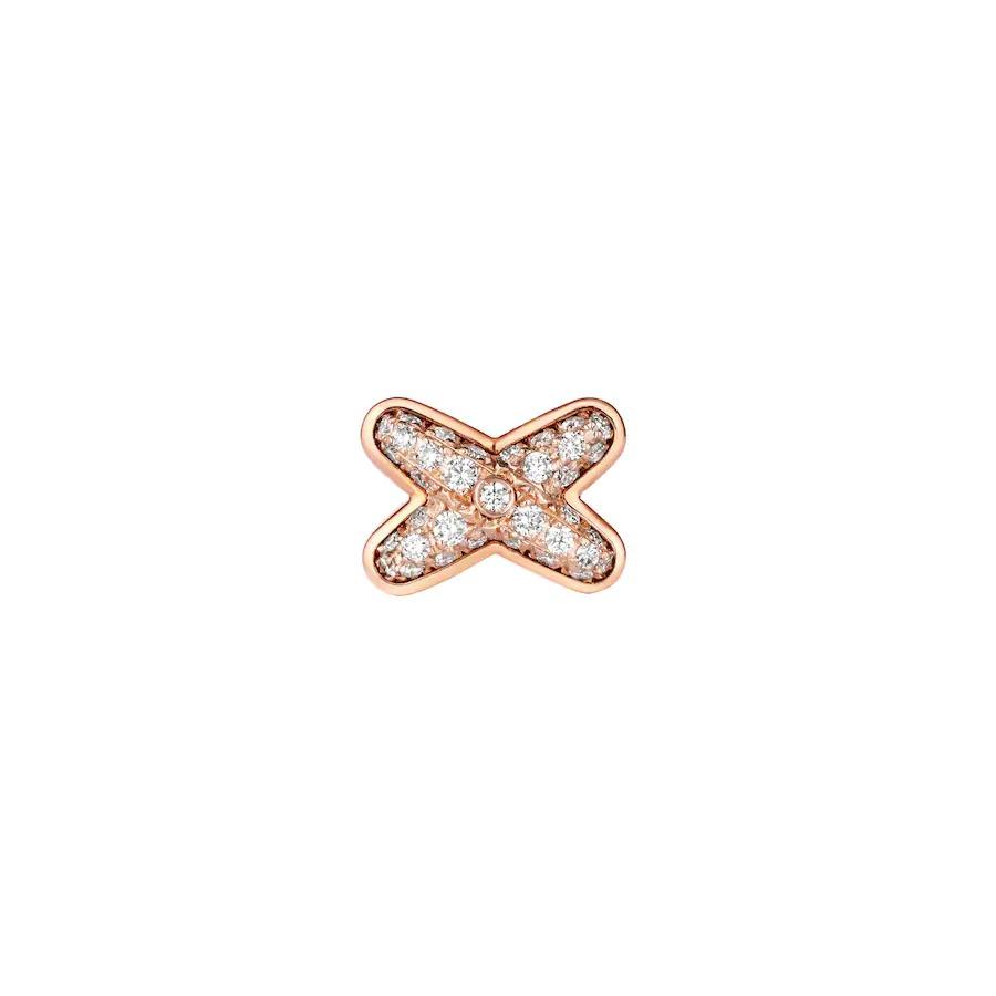 CHAUMET JEUX DE PINK GOLD DIAMOND EARRINGS