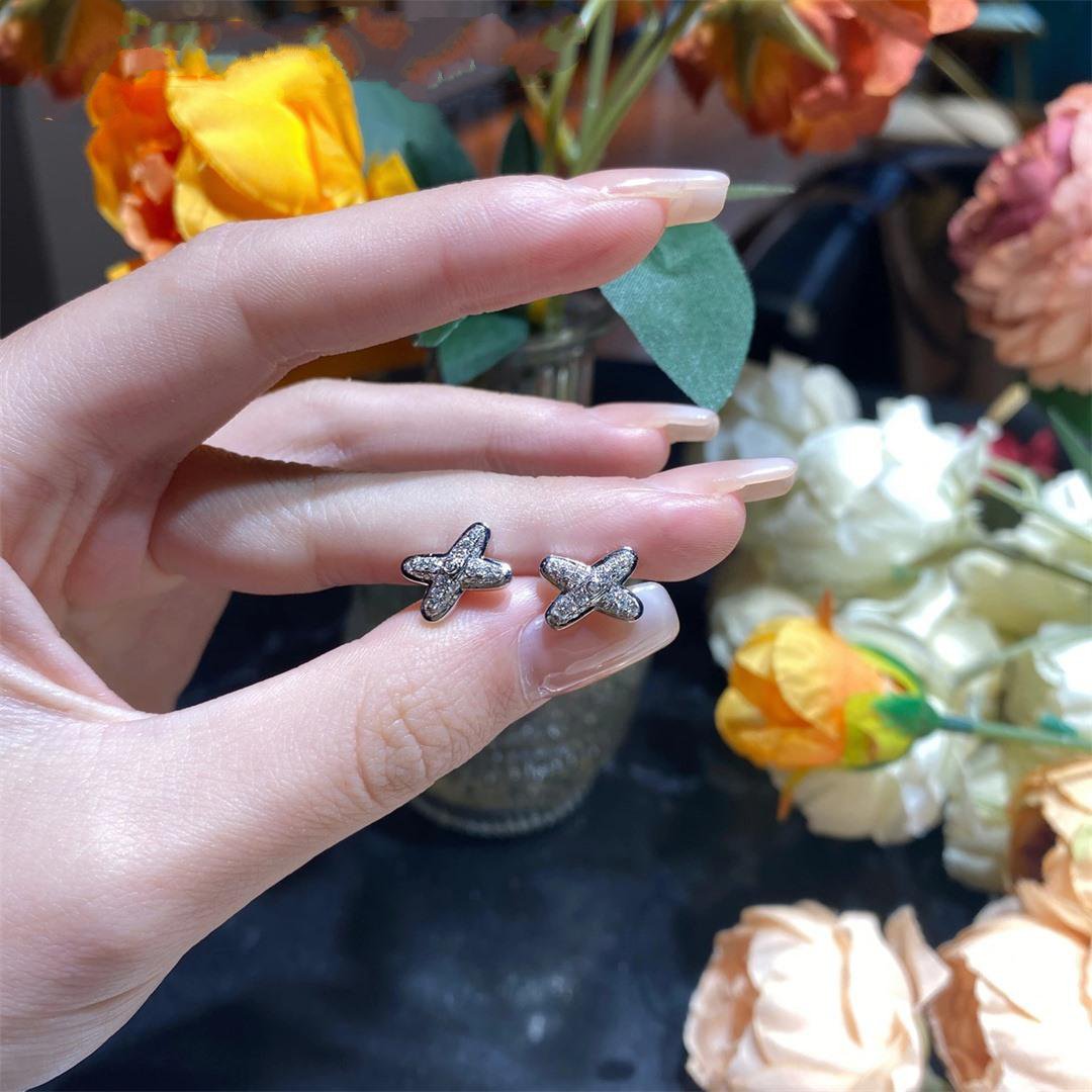 CHAUMET JEUX DE SILVER DIAMOND EARRINGS