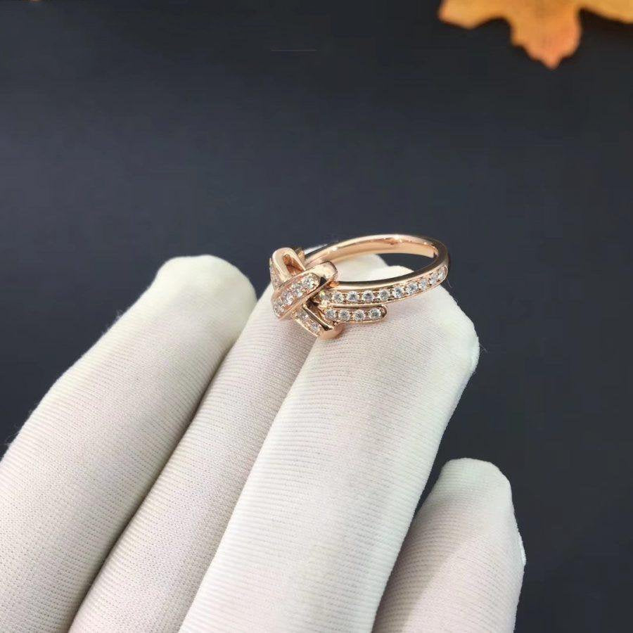CHAUMET JEUX DE RING PINK GOLD DIAMOND