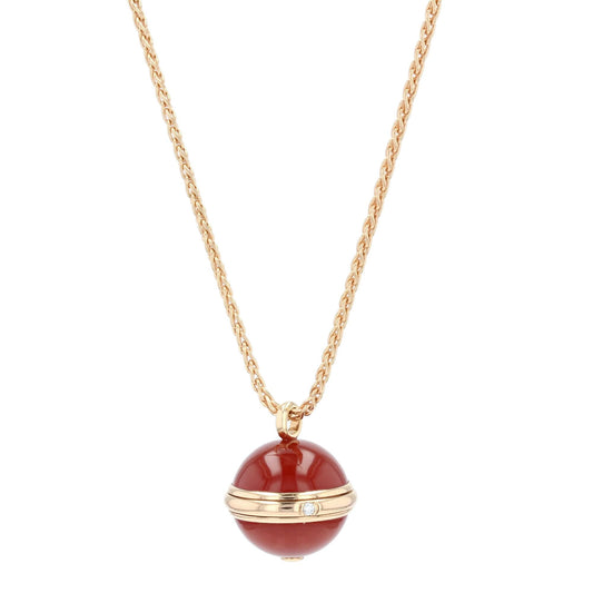 PIAGET POSSEISSION DIAMOND PINK GOLD NECKLACE