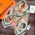 HERMES HERMES 25S SCARF 137 IN SILK CASERE 991692