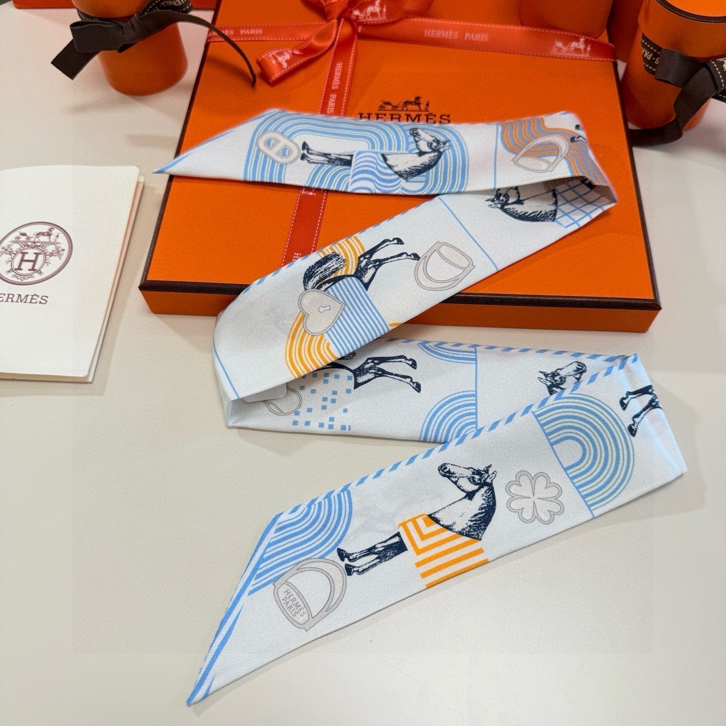 HERMES HERMES 25S SCARF TWILLY 86 IN SILK 987342
