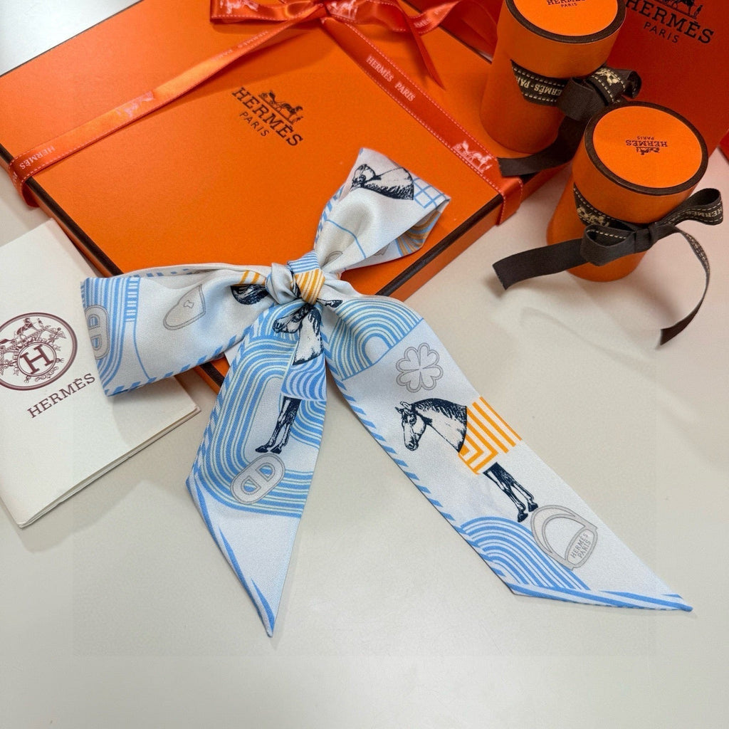 HERMES HERMES 25S SCARF TWILLY 86 IN SILK 987342