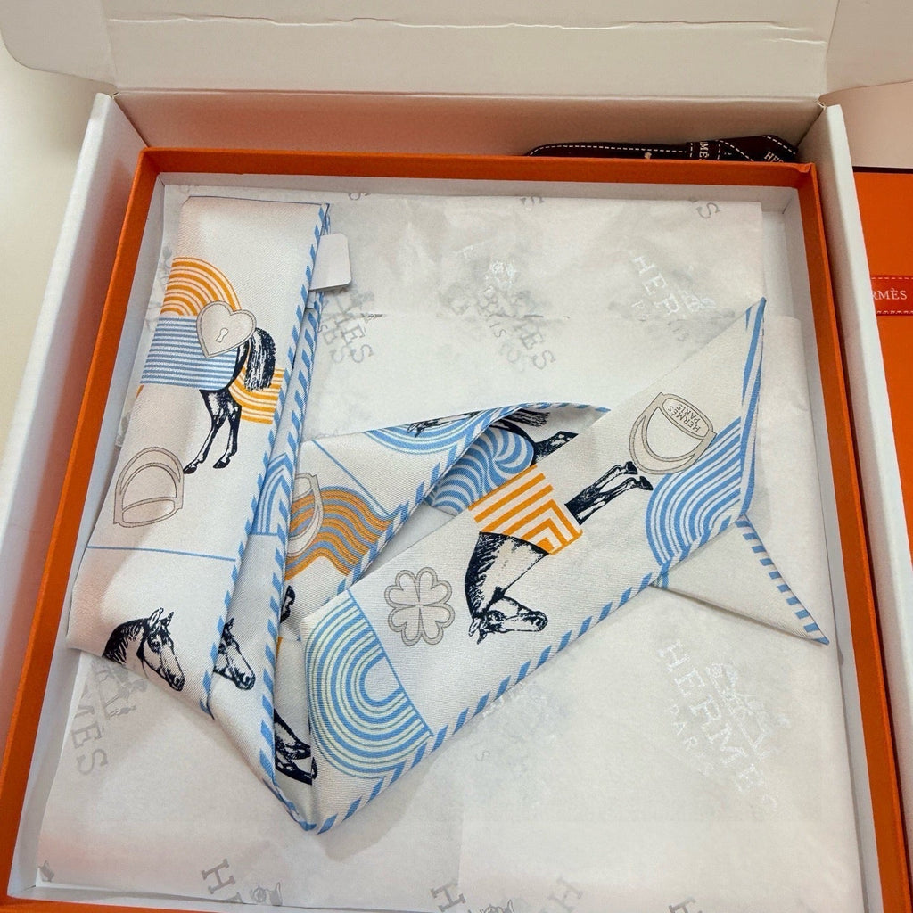 HERMES HERMES 25S SCARF TWILLY 86 IN SILK 987342