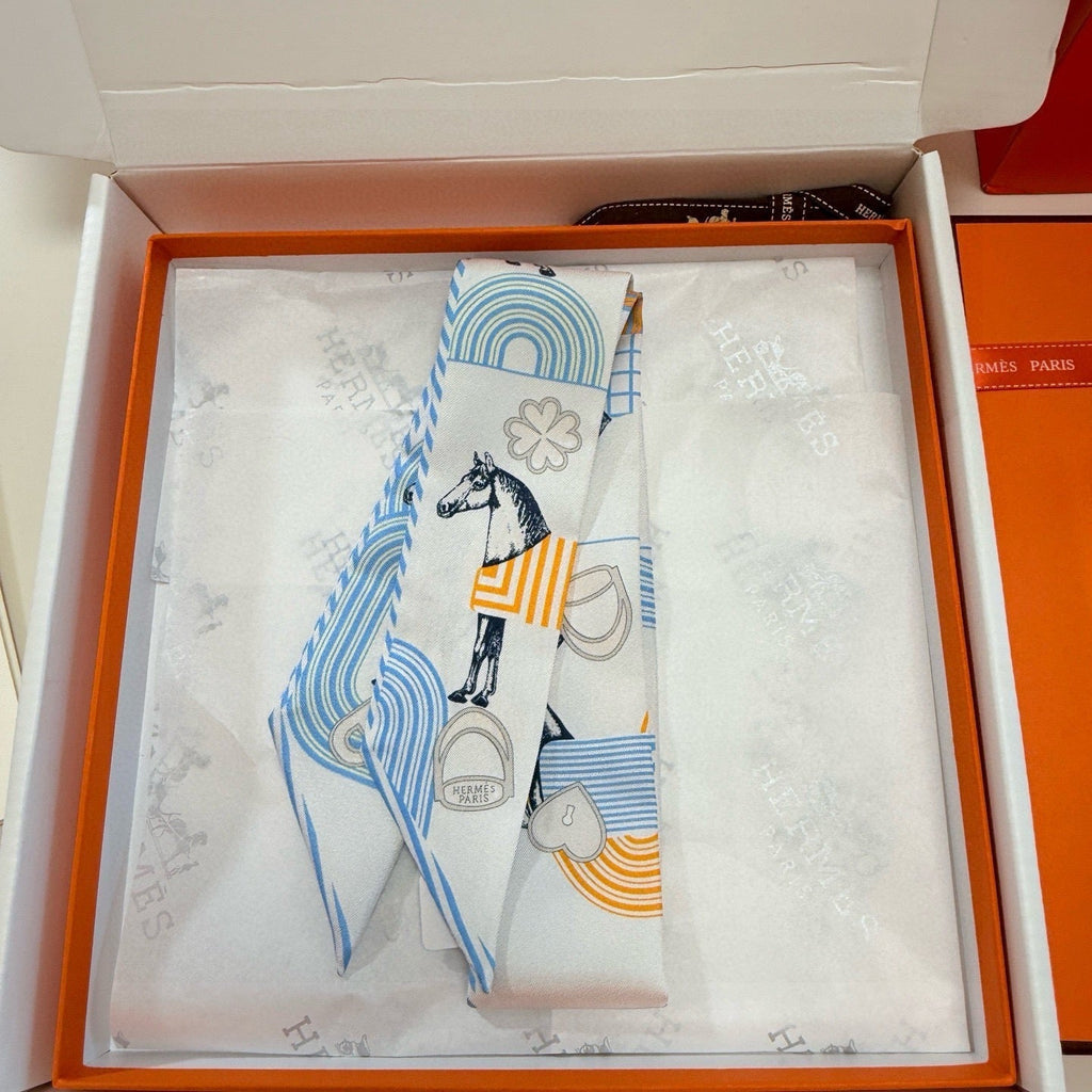 HERMES HERMES 25S SCARF TWILLY 86 IN SILK 987342