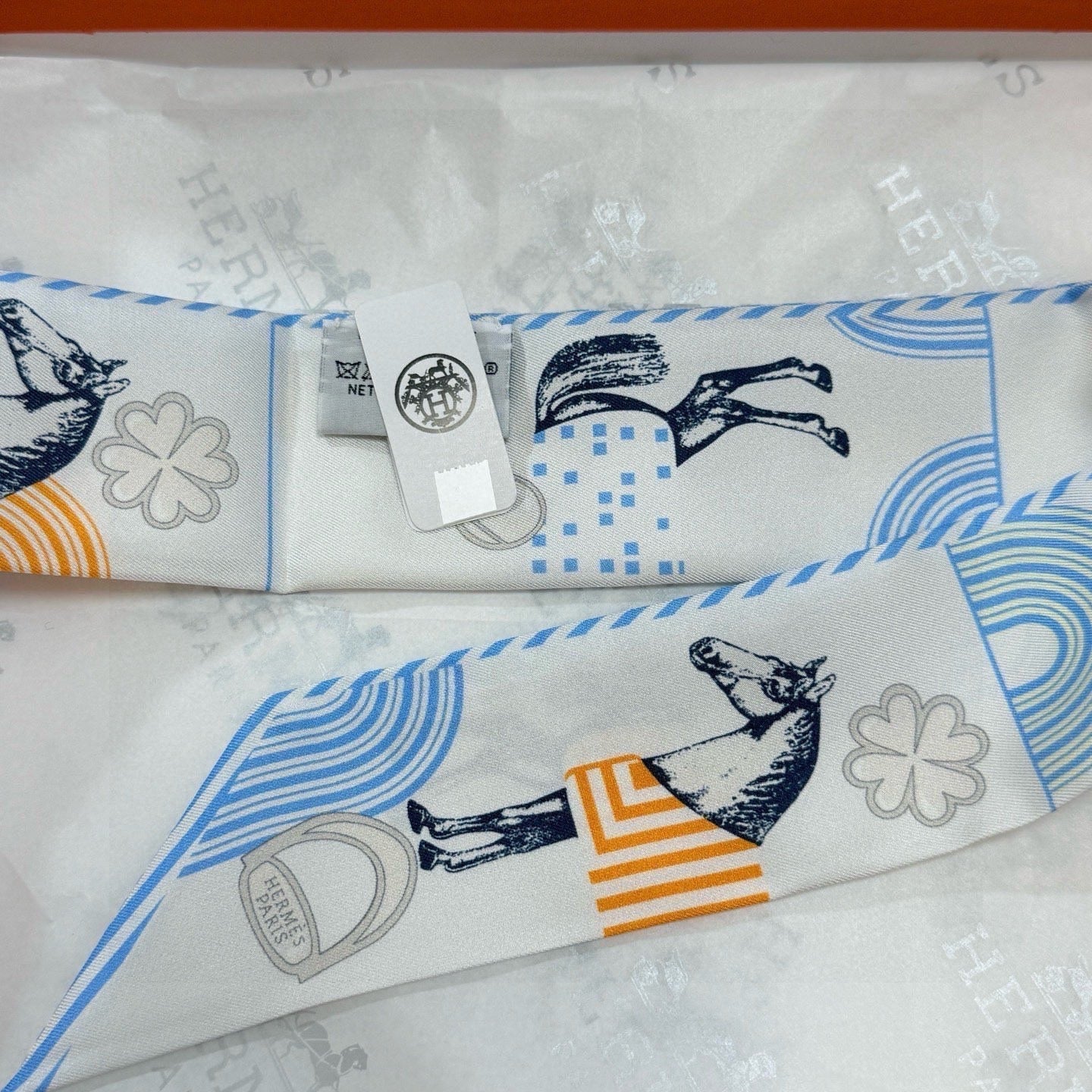 HERMES HERMES 25S SCARF TWILLY 86 IN SILK 987342