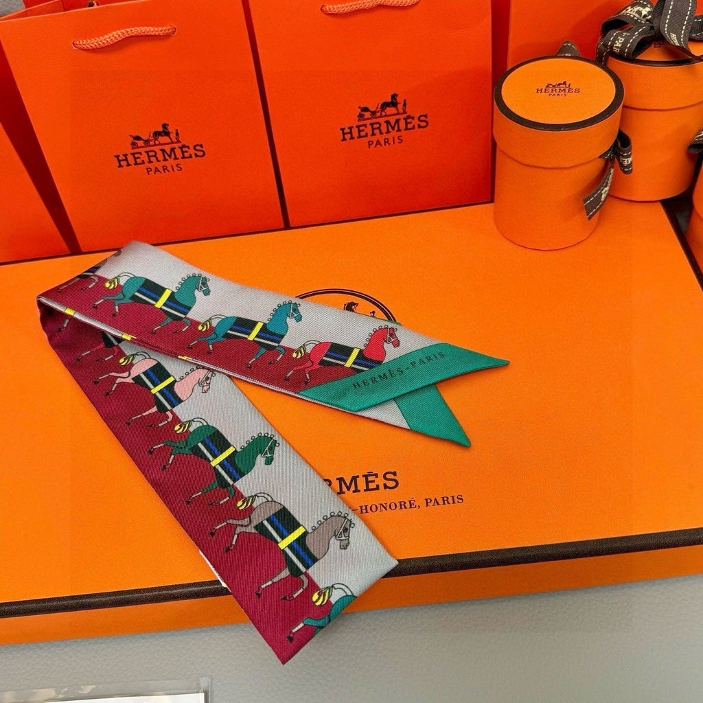 HERMES HERMES 25S TWILLY 86 IN SILK 989353