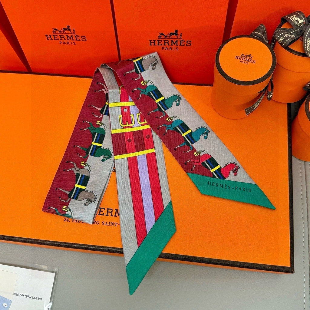 HERMES HERMES 25S TWILLY 86 IN SILK 989353
