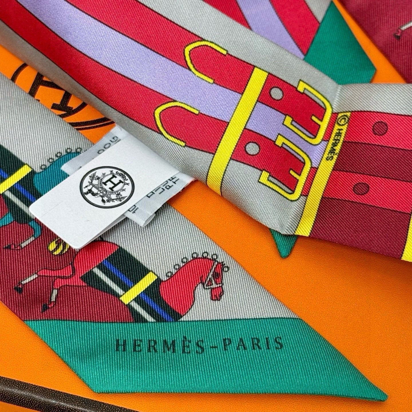 HERMES HERMES 25S TWILLY 86 IN SILK 989353