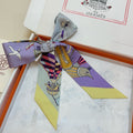 HERMES HERMES 25S NECKERCHIEF 86 IN SILK 991549