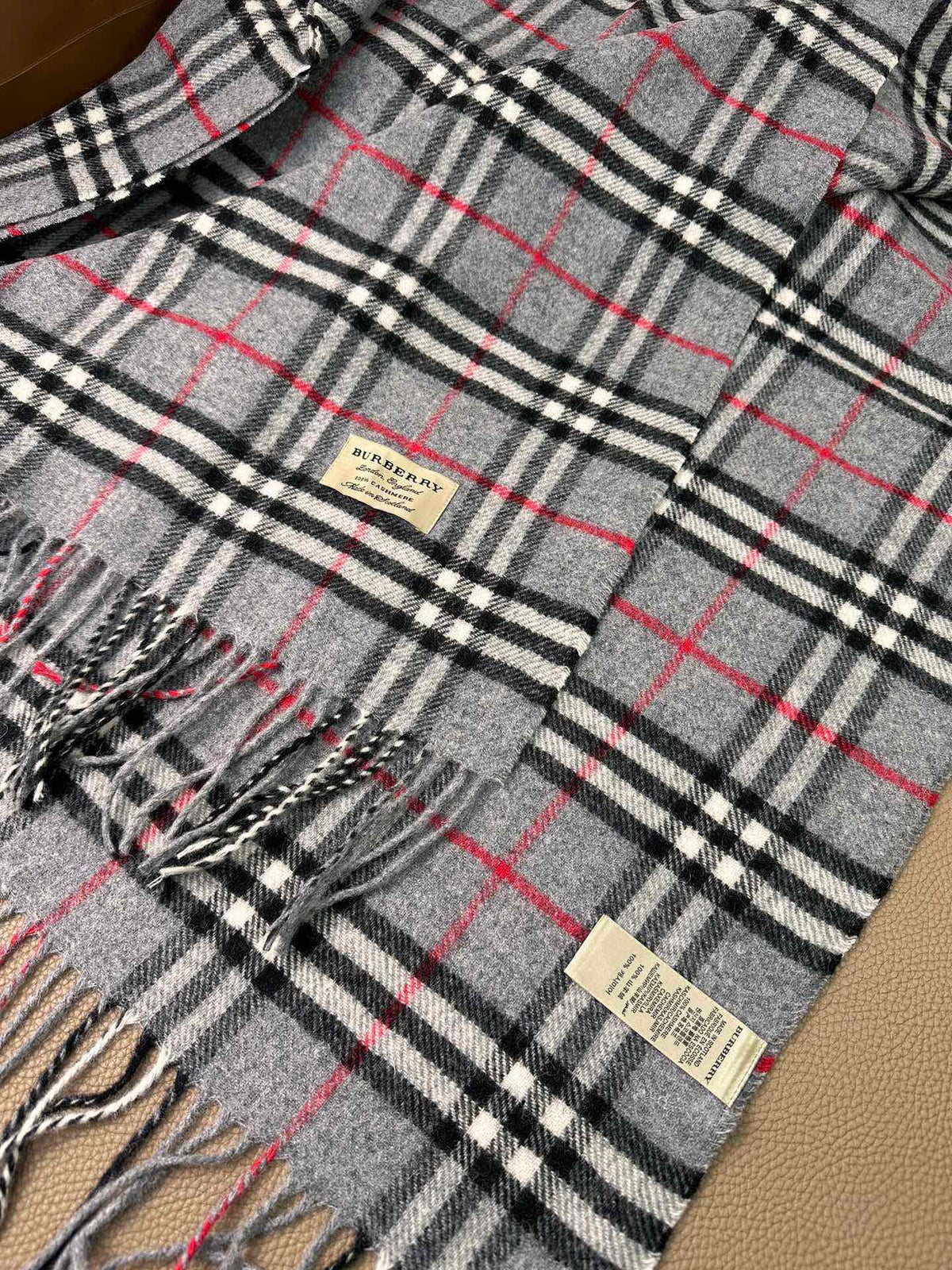 BURBERRY BBR SCARF 200 CM IN CASHMERE 490959