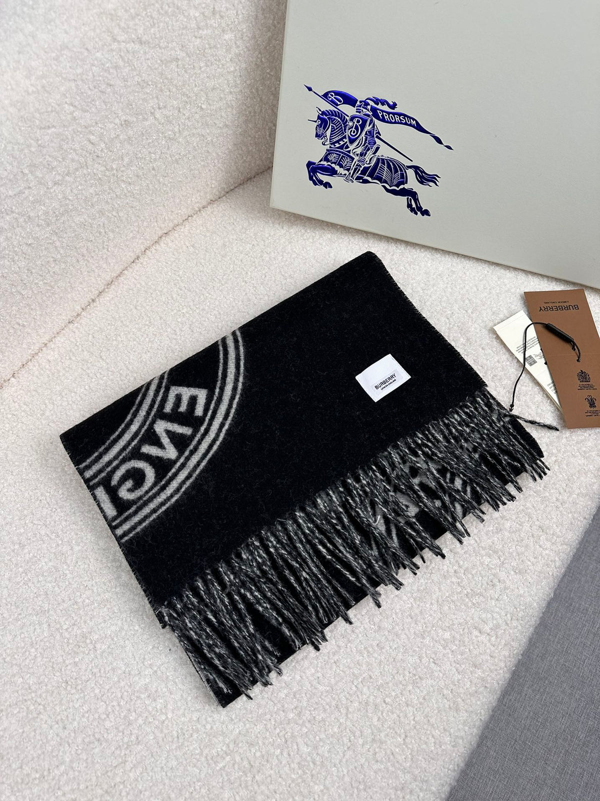 BURBERRY BBR SCARF IN CASHMERE 505317