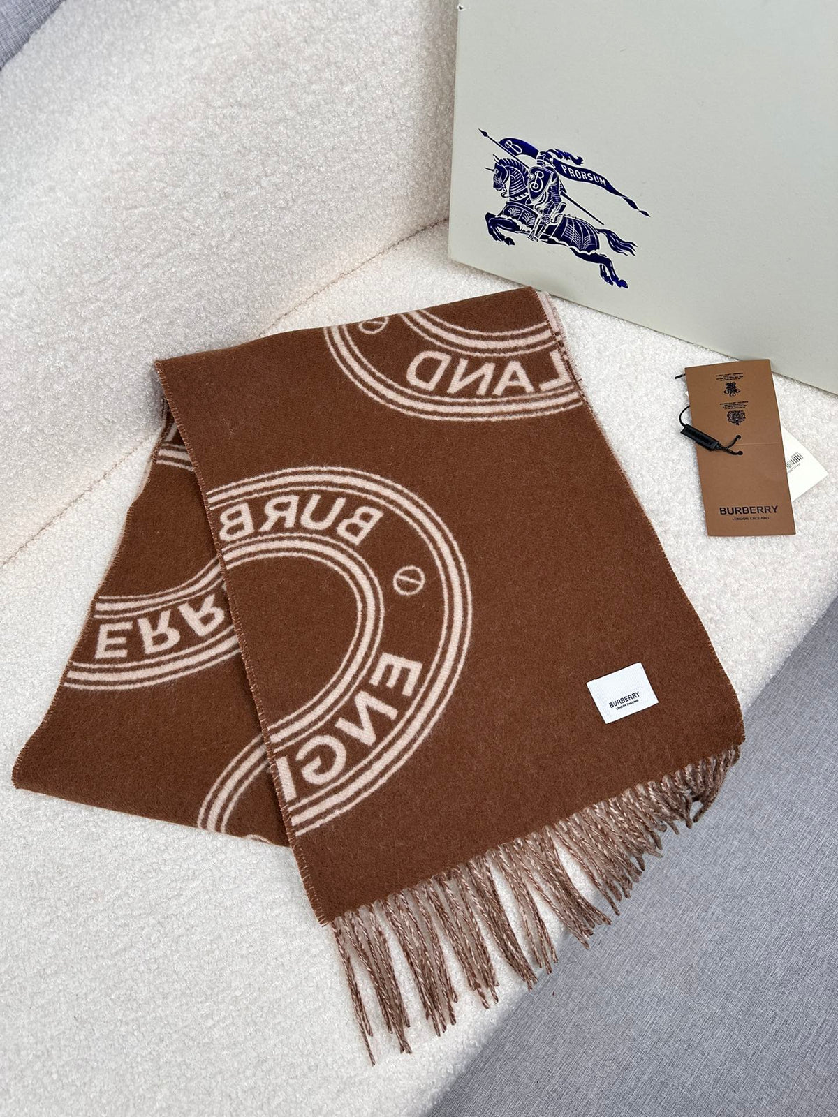 BURBERRY BBR SCARF IN CASHMERE 505319