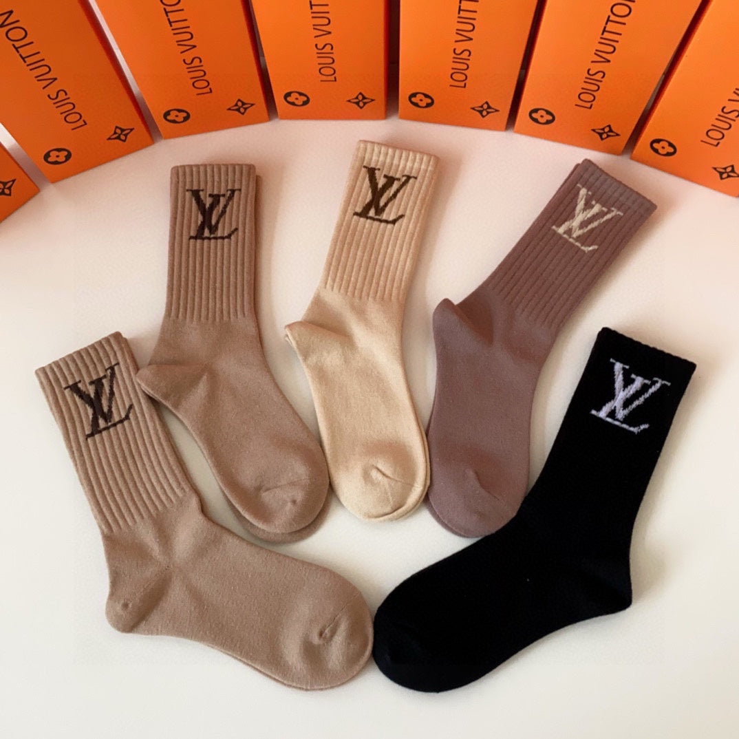 LOUIS VUITTON CREW SOCKS 416099 (1 BOX)
