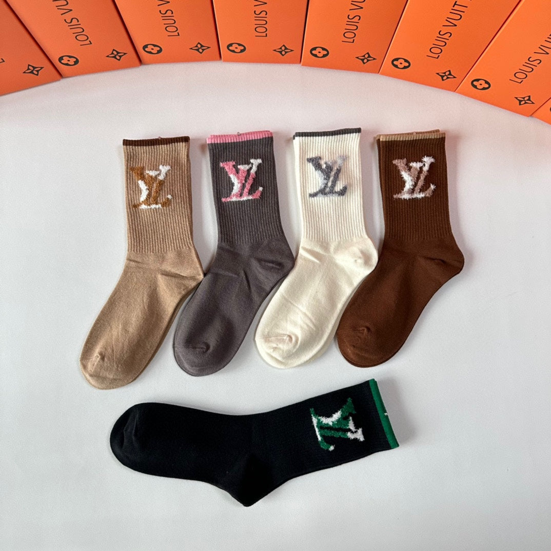 LOUIS VUITTON CREW SOCKS 417482 (1 BOX)