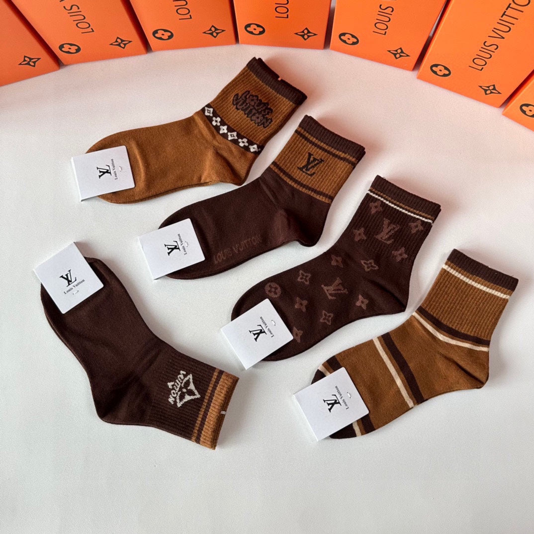 LOUIS VUITTON LOW-CUT SOCKS 427587 (1 BOX)