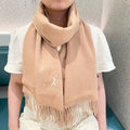 LOUIS VUITTON SCARF 180 CM IN SAND BROWN CASHMERE 396550