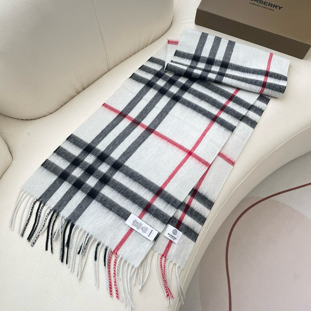 BURBERRY BBR SCARF 180 CM IN CASHMERE 522312