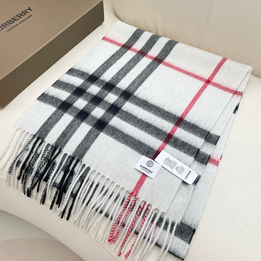 BURBERRY BBR SCARF 180 CM IN CASHMERE 522312