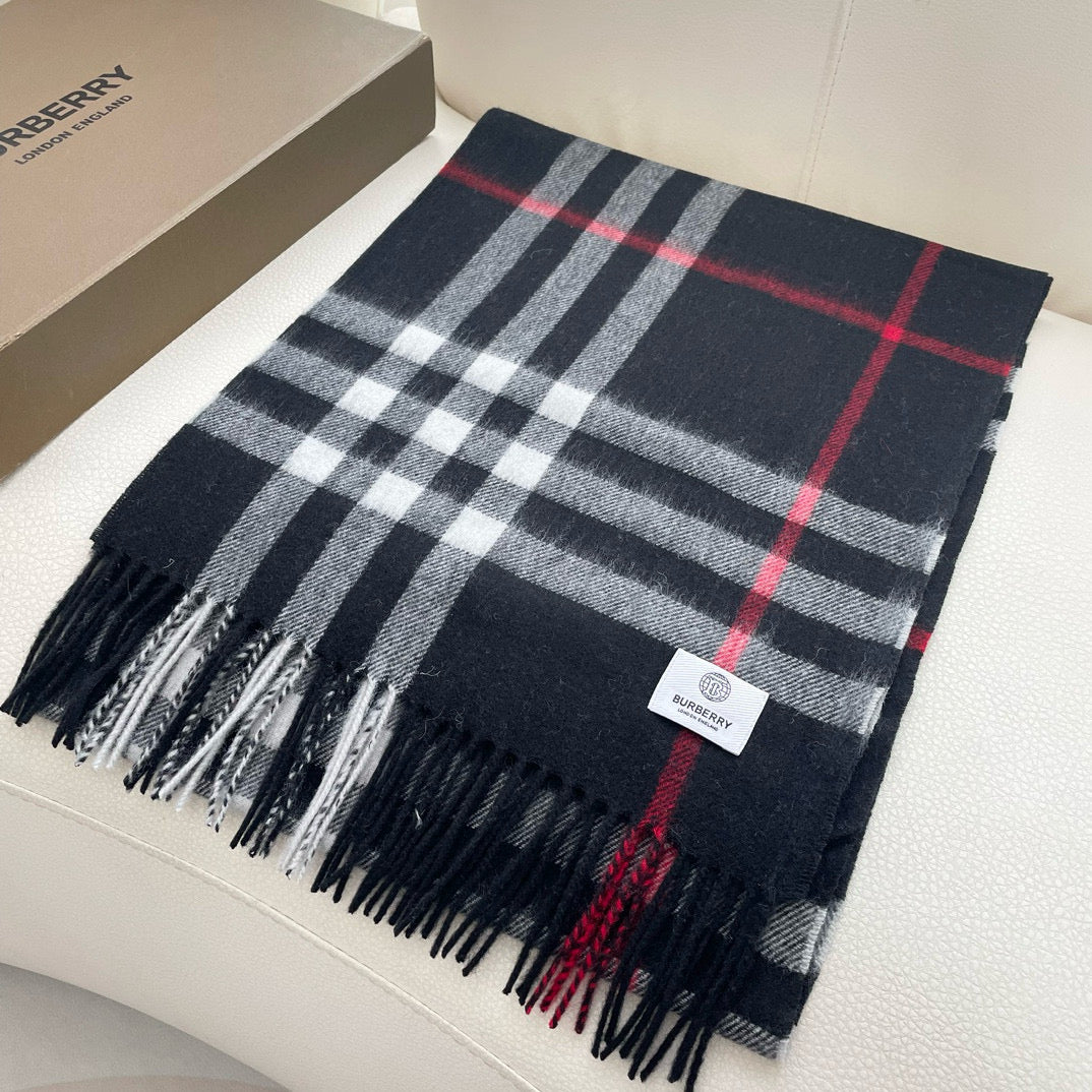 BURBERRY BBR SCARF 180 CM IN CASHMERE 522313